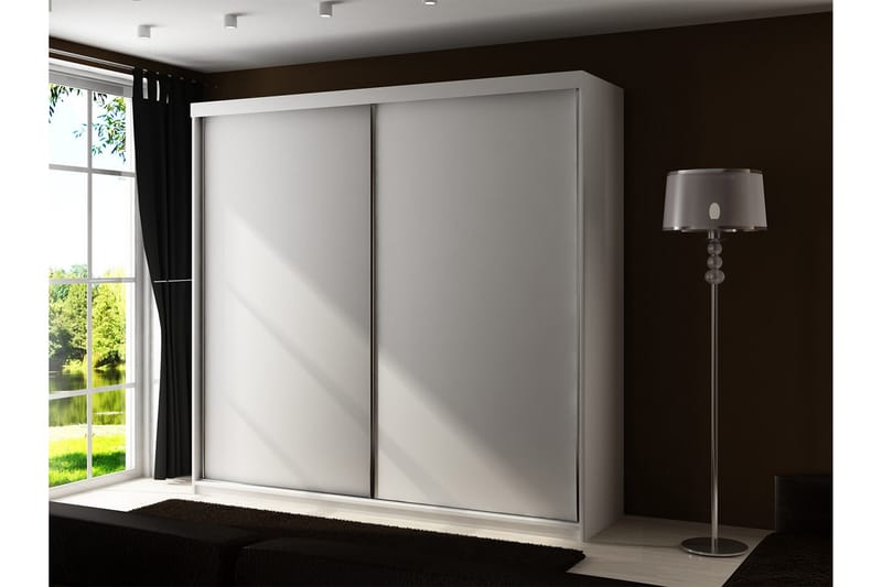 Dunkra Garderob 200x200 cm - Vit - Förvaring - Klädförvaring - Garderob & garderobssystem