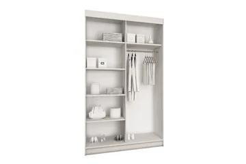 Dunkra Garderob med Speglar LED-belysning Blå 100 cm - Sonomaek - Förvaring - Klädförvaring - Garderob & garderobssystem