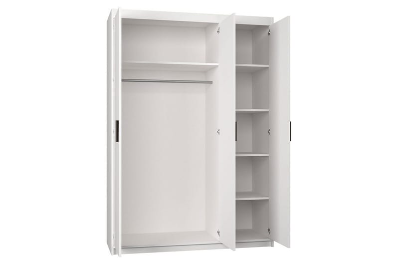 Enzenauer Garderob 133x53x191 cm - Vit - Förvaring - Klädförvaring - Garderob & garderobssystem