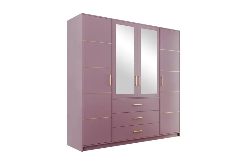 Escaldes Garderob 196 cm - Grön - Förvaring - Klädförvaring - Garderob & garderobssystem
