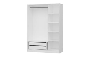 Fruitland Garderob 135 cm - Cream - Förvaring - Klädförvaring - Garderob & garderobssystem