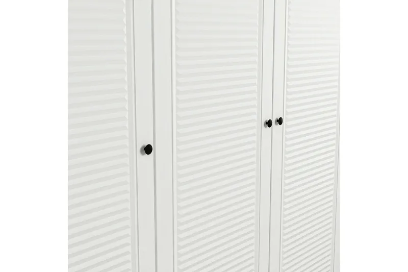 Fruitland Garderob 135 cm - Vit - Förvaring - Klädförvaring - Garderob & garderobssystem