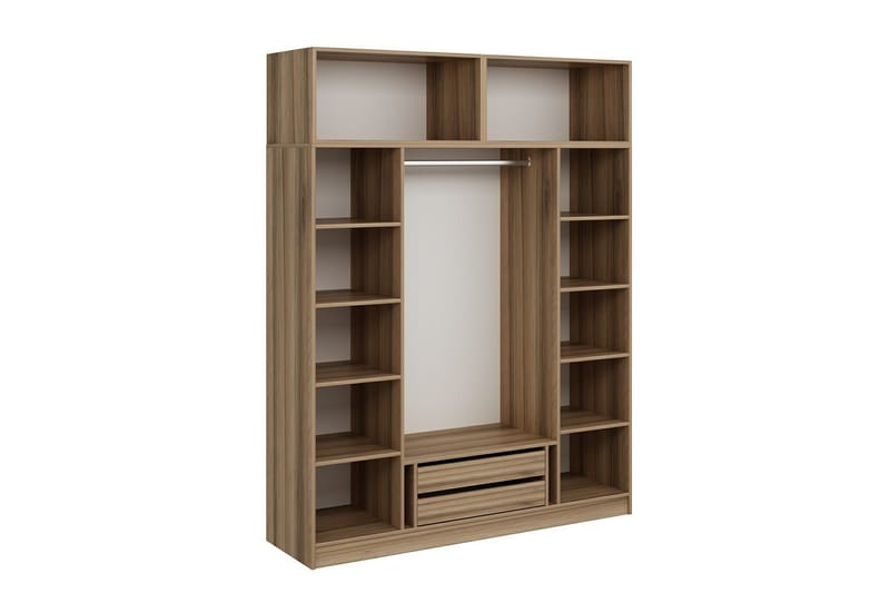Fruitland Garderob 180 cm - Brun - Förvaring - Klädförvaring - Garderob & garderobssystem