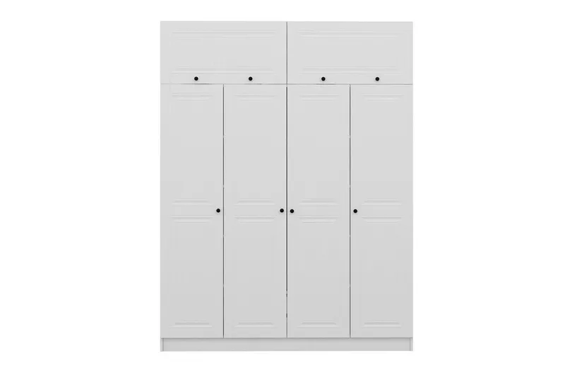 Fruitland Garderob 180 cm - Vit - Förvaring - Klädförvaring - Garderob & garderobssystem