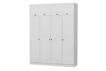 Fruitland Garderob 180 cm - Vit - Förvaring - Klädförvaring - Garderob & garderobssystem