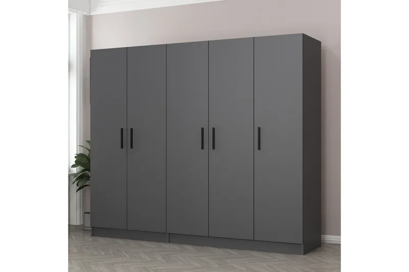 Fruitland Garderob 225 cm - Antracit - Förvaring - Klädförvaring - Garderob & garderobssystem