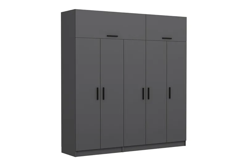 Fruitland Garderob 225 cm - Antracit - Förvaring - Klädförvaring - Garderob & garderobssystem