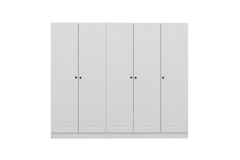 Fruitland Garderob 225 cm - Vit - Förvaring - Klädförvaring - Garderob & garderobssystem