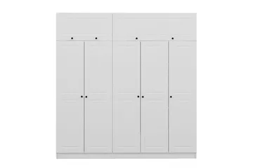 Fruitland Garderob 225 cm - Vit - Förvaring - Klädförvaring - Garderob & garderobssystem