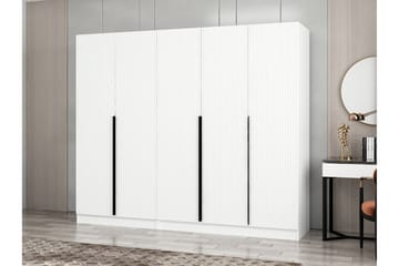 Fruitland Garderob 225 cm - Vit - Förvaring - Klädförvaring - Garderob & garderobssystem