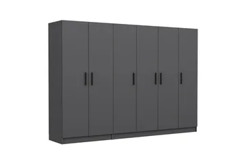 Fruitland Garderob 270 cm - Antracit - Förvaring - Klädförvaring - Garderob & garderobssystem