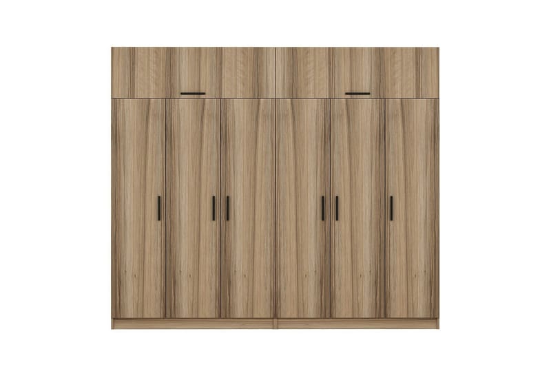 Fruitland Garderob 270 cm - Brun - Förvaring - Klädförvaring - Garderob & garderobssystem
