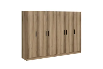 Fruitland Garderob 270 cm - Brun - Förvaring - Klädförvaring - Garderob & garderobssystem