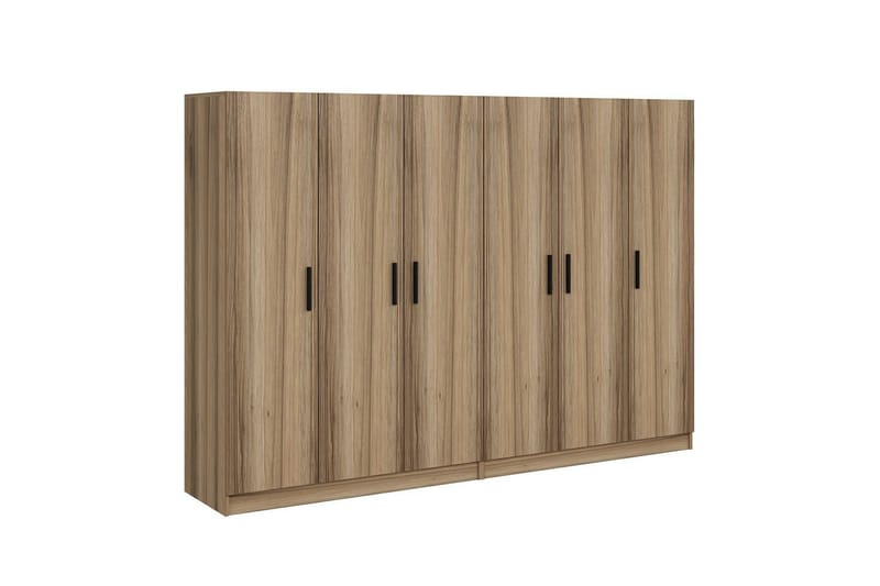 Fruitland Garderob 270 cm - Brun - Förvaring - Klädförvaring - Garderob & garderobssystem
