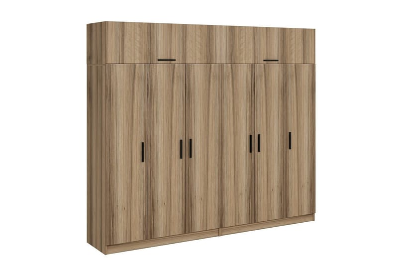 Fruitland Garderob 270 cm - Brun - Förvaring - Klädförvaring - Garderob & garderobssystem