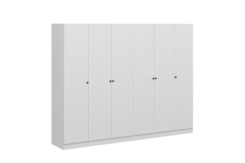 Fruitland Garderob 270 cm - Vit - Förvaring - Klädförvaring - Garderob & garderobssystem