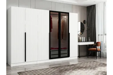 Fruitland Garderob 270 cm - Vit - Förvaring - Klädförvaring - Garderob & garderobssystem