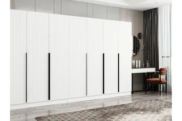 Fruitland Garderob 315 cm - Vit - Förvaring - Klädförvaring - Garderob & garderobssystem