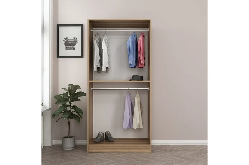 Fruitland Garderob 90 cm - Ek - Förvaring - Klädförvaring - Garderob & garderobssystem