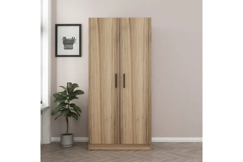 Fruitland Garderob 90 cm - Ek - Förvaring - Klädförvaring - Garderob & garderobssystem