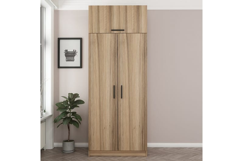 Fruitland Garderob 90 cm - Ek - Förvaring - Klädförvaring - Garderob & garderobssystem