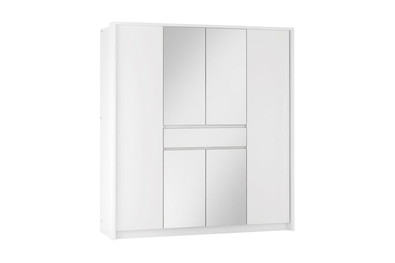 Garderob 200 cm - Vit - Förvaring - Klädförvaring - Garderob & garderobssystem