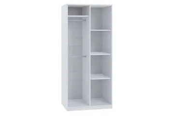 Garderob Julissa LED-belysning - Vit - Förvaring - Klädförvaring - Garderob & garderobssystem