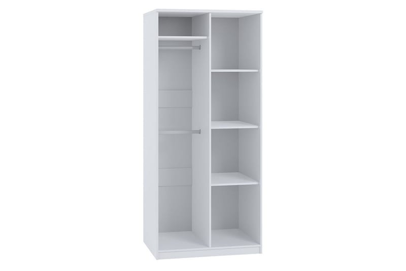 Garderob Julissa LED-belysning - Vit - Förvaring - Klädförvaring - Garderob & garderobssystem