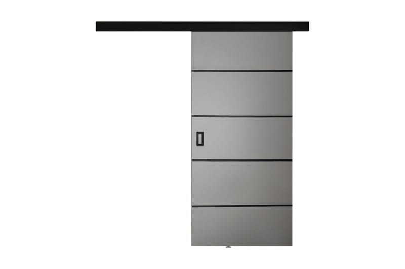 Werdi Plus Skjutdörr 204 cm - Grå - Förvaring - Klädförvaring - Garderob & garderobssystem - Garderobsdörr - Skjutdörrar garderob