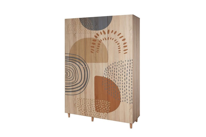 Gladfield Garderobsskåp 135x192 cm - Förvaring - Klädförvaring - Garderob & garderobssystem