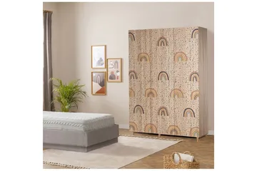Gladfield Garderobsskåp 135x192 cm - Förvaring - Klädförvaring - Garderob & garderobssystem