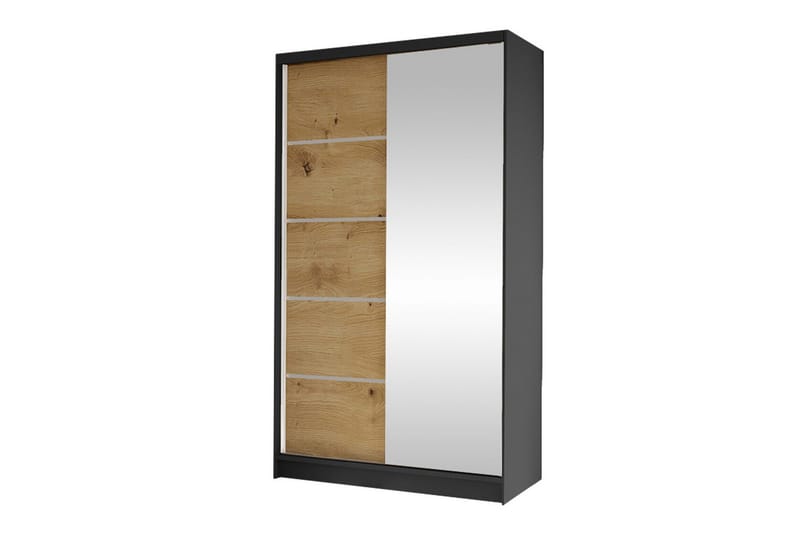 Glenmore Garderob m. Spegel Black - Förvaring - Klädförvaring - Garderob & garderobssystem