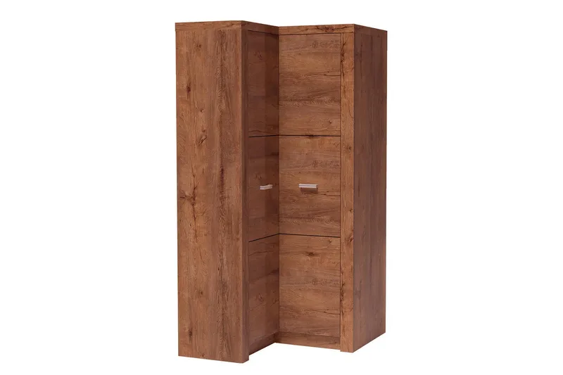 Indianapolis Garderob 106x58x192 cm, Ljus ask