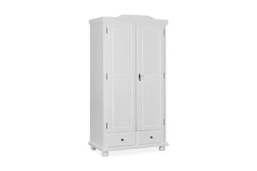 Joaninha Garderob 104 cm - Vit - Förvaring - Klädförvaring - Garderob & garderobssystem
