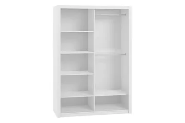 Julissa Garderob 150 cm med Spegel - Natur - Förvaring - Klädförvaring - Garderob & garderobssystem