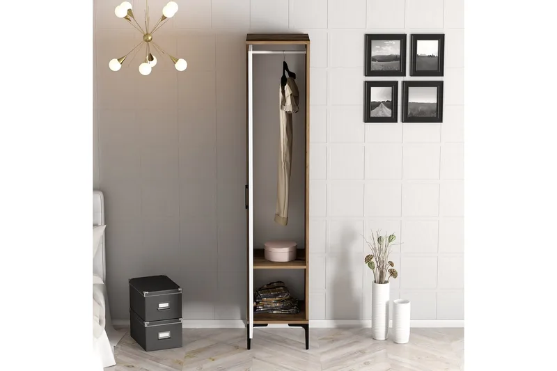 Kumsal Garderob 40 cm - Vit - Förvaring - Klädförvaring - Garderob & garderobssystem