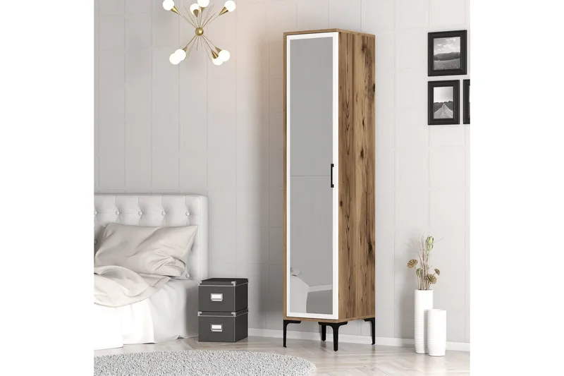 Kumsal Garderob 40 cm - Vit - Förvaring - Klädförvaring - Garderob & garderobssystem