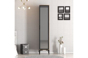 Kumsal Garderob 40x47,5 cm - Valnöt/Antracit - Förvaring - Klädförvaring - Garderob & garderobssystem