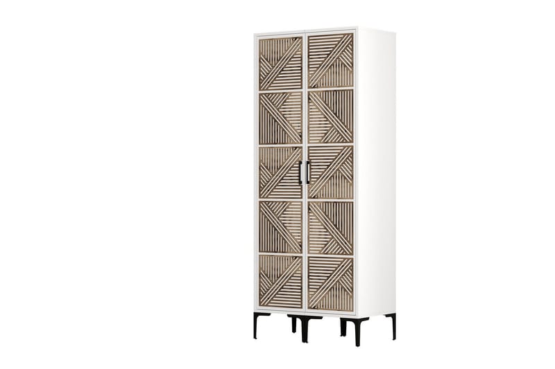 Kumsal Garderob 80 cm - Vit - Förvaring - Klädförvaring - Garderob & garderobssystem