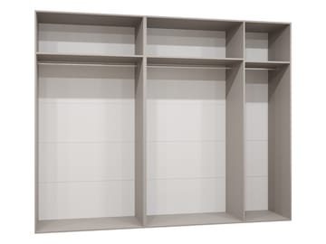 Milias Garderob 250x202 cm - Brun/guld - Förvaring - Klädförvaring - Garderob & garderobssystem - Klädskåp & fristående garderob