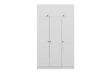 Minar Garderob 135 cm - Vit - Förvaring - Klädförvaring - Garderob & garderobssystem