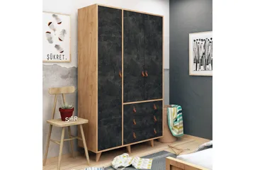 Mod Design Garderob - Grå/Trä - Förvaring - Klädförvaring - Garderob & garderobssystem