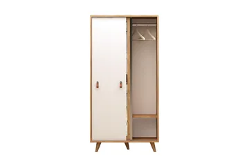 Mod Design Garderob Spegel - Trä/Vit - Förvaring - Klädförvaring - Garderob & garderobssystem