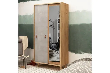 Mod Design Garderob - Trä/Grå - Förvaring - Klädförvaring - Garderob & garderobssystem