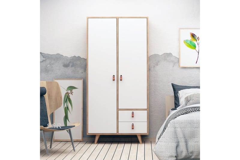 Mod Design Garderob - Trä/Vit - Förvaring - Klädförvaring - Garderob & garderobssystem