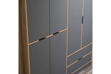 Munna Garderob 270 cm - Antracit - Förvaring - Klädförvaring - Garderob & garderobssystem