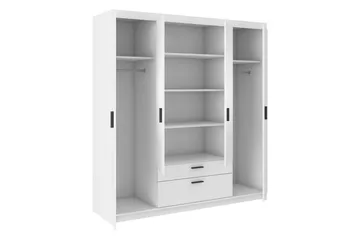 Norrbyn Garderob 53x190x176,3 cm - Natur - Förvaring - Klädförvaring - Garderob & garderobssystem
