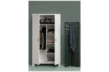 Ollerz Garderob 55x111 cm - Vit - Förvaring - Klädförvaring - Garderob & garderobssystem