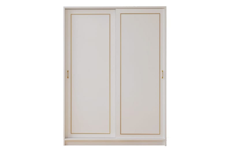 Olyven Garderob 140x190 cm - Matt Vit - Förvaring - Klädförvaring - Garderob & garderobssystem