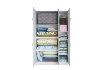 Ostin Garderob 6 Skåp 55x145 cm - Vit - Förvaring - Klädförvaring - Garderob & garderobssystem